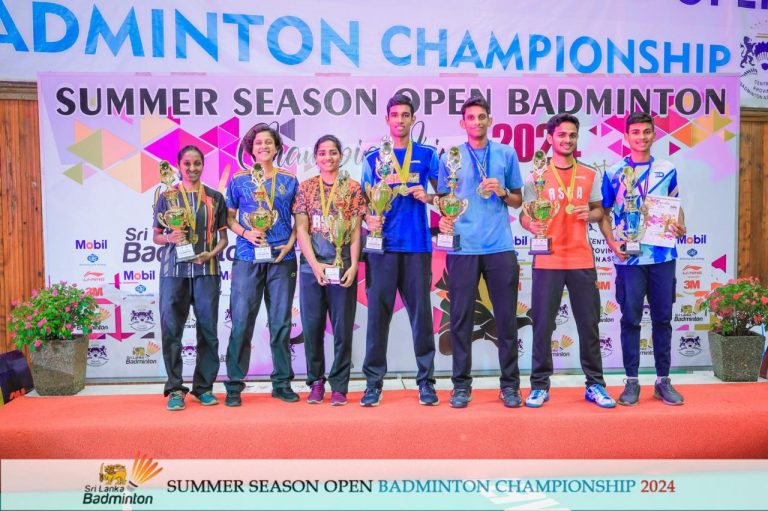 Japura badminton players dazzles in Nuwara-eliya